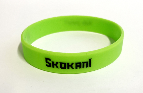 Silikonový náramek SKOKANI – zelený Silikonový náramek SKOKANI – zelený 1